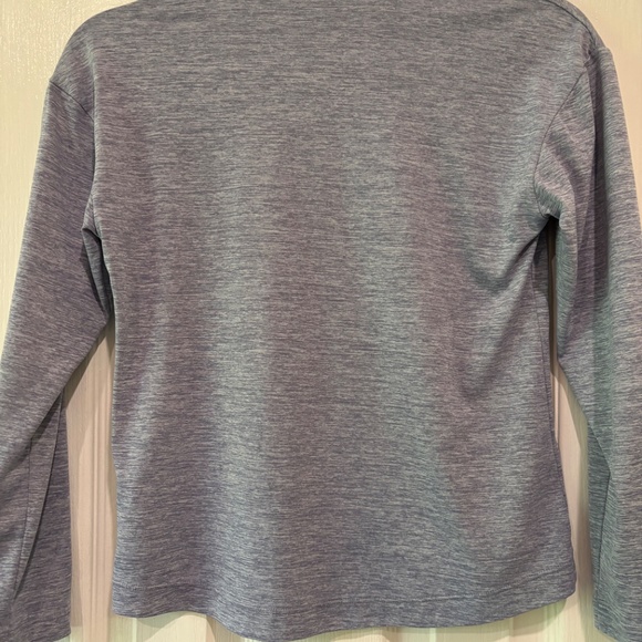 Patagonia Girls Capilene Long-Sleeve T-shirt Alpine Icon/Moonlit Purple Large - Picture 4 of 5
